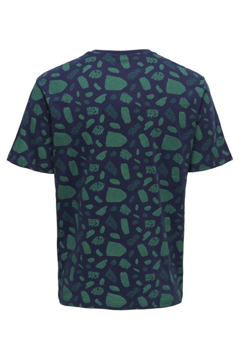Only & Sons onslevi reg ditsy aop ss tee cs